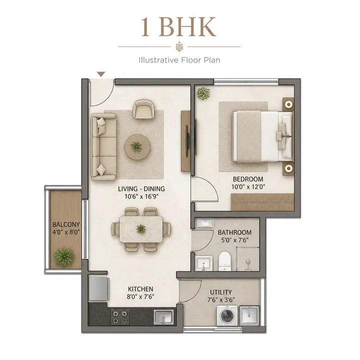 Abhee Hennur 1bhk