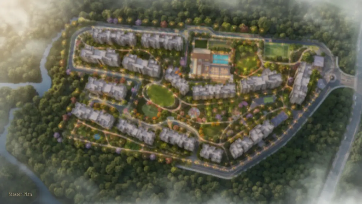 Abhee Hennur master plan visual