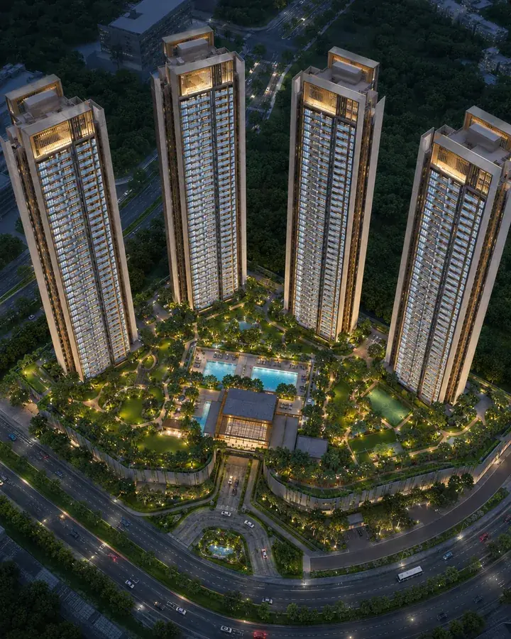 Prestige Hennur project exterior reference image
